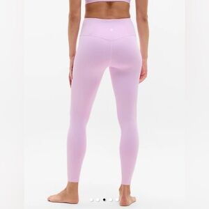 $89 Athleta Elation Ultra High Rise Legging lilac Fleur High-Waisted Leggings S